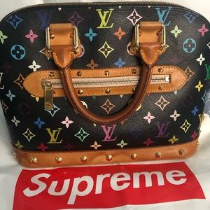 Louis Vuitton alma multicolor black